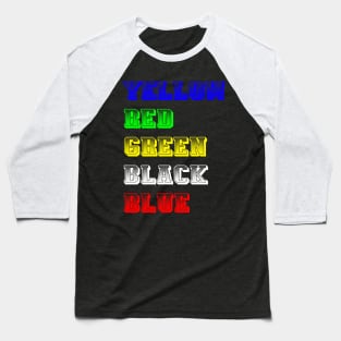 Crazy colours Baseball T-Shirt